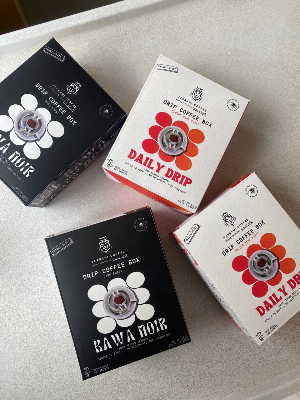 Kawa Noir Drip Box + Daily Drip Box